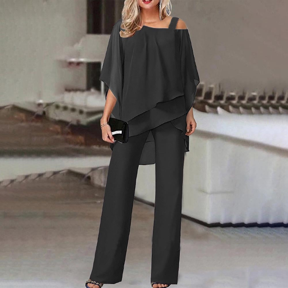 WB Jumpsuit | Eleganter Zweiteiler mit Cold Shoulder
