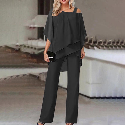 WB Jumpsuit | Eleganter Zweiteiler mit Cold Shoulder