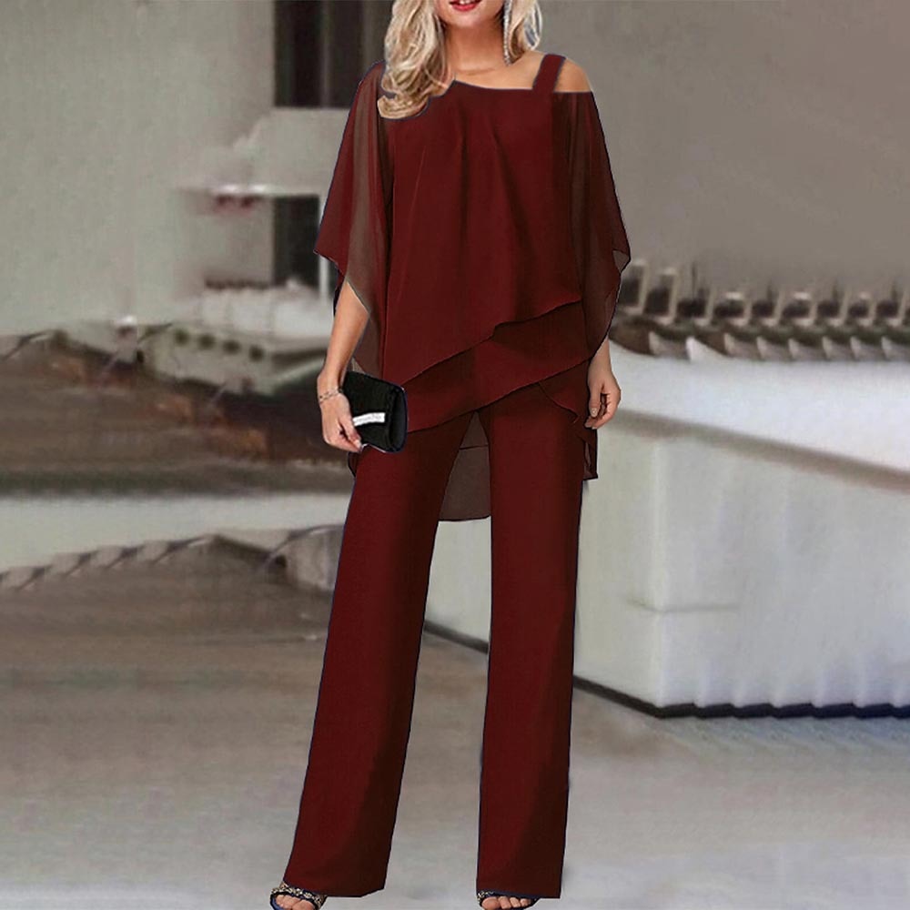 WB Jumpsuit | Eleganter Zweiteiler mit Cold Shoulder