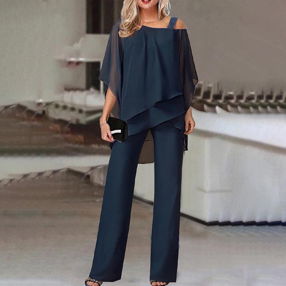 WB Jumpsuit | Eleganter Zweiteiler mit Cold Shoulder