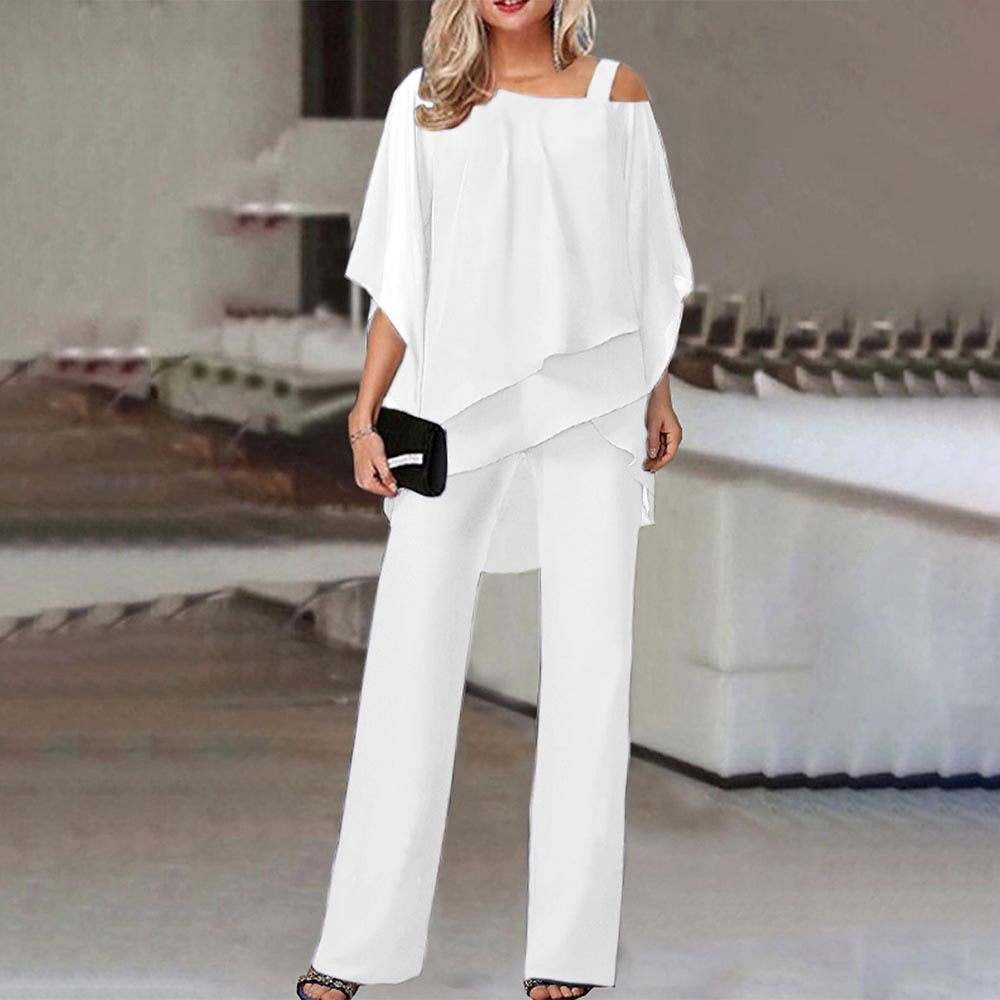 WB Jumpsuit | Eleganter Zweiteiler mit Cold Shoulder